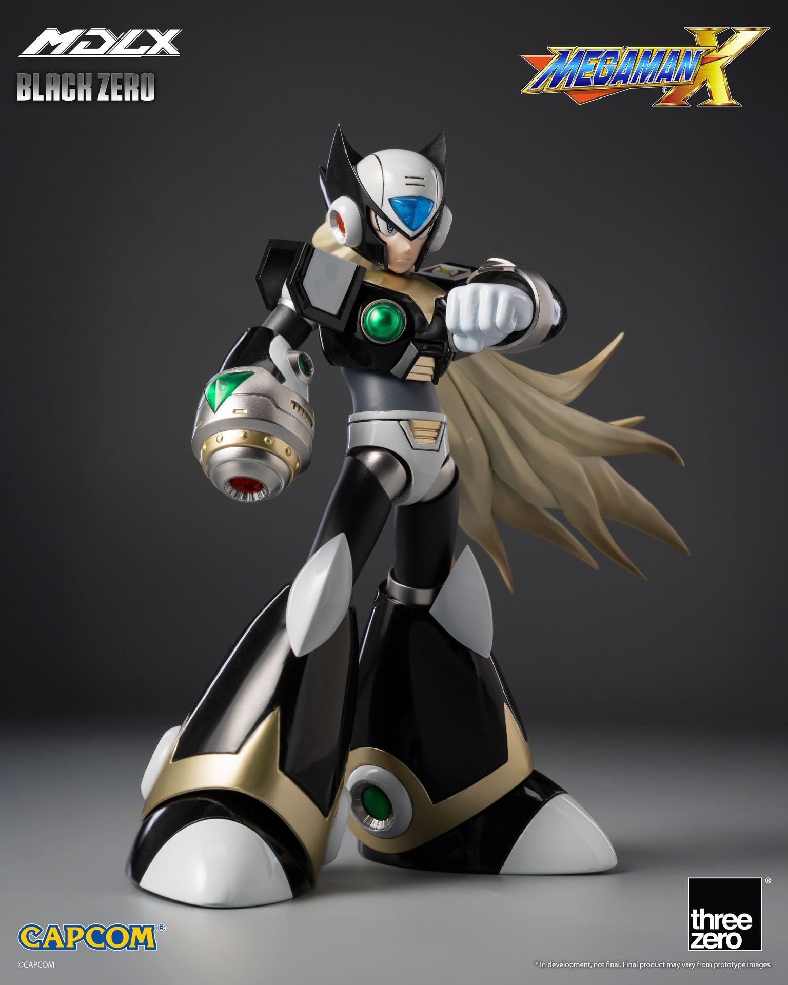 SDCC 2026 ThreeZero Mega Man X / Rockman X Black Zero MDLX Action Figure Exclusive