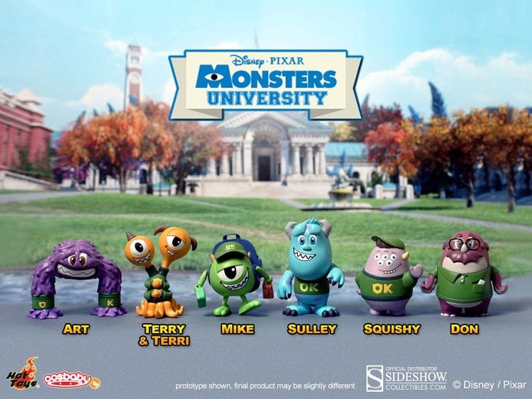 blu toys monsters university Hot Toys Cosbaby Monsters University Box Set