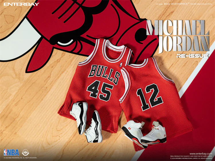 Enterbay Real Masterpieces 1/6 NBA Chicago Bulls Michael Jordan (I'm B Enterbay Real Masterpieces 1/6 NBA Chicago Bulls Michael Jordan (I'm B