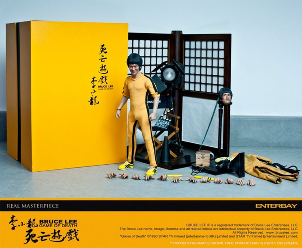 Enterbay Real Masterpieces 1/6 Game Of Death Bruce Lee Sixth Scale Action Figure