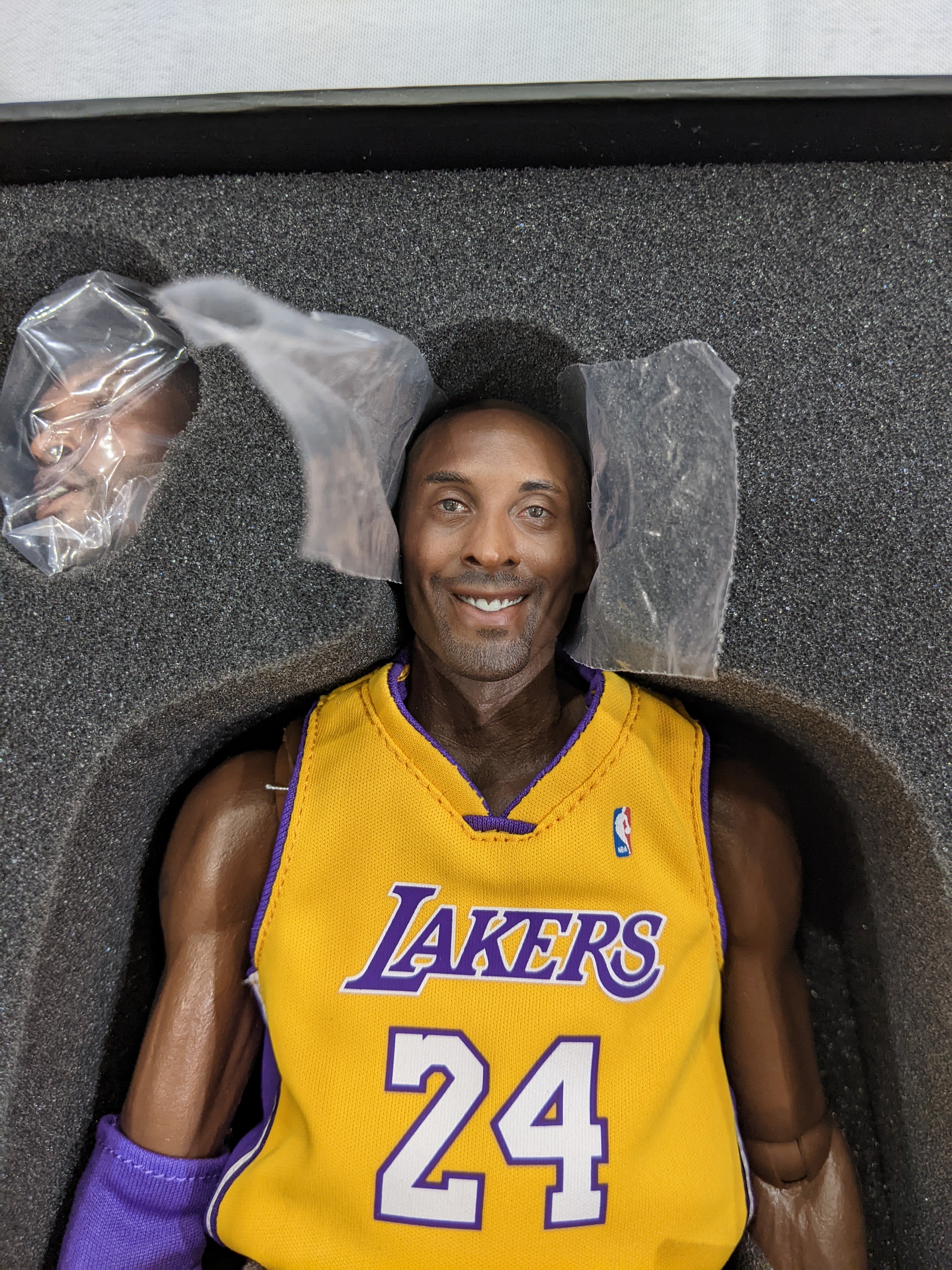1/6 Scale James Lakers City Edition #6 Jersey – Fits 12" Hot Toys, Phicen, Enterbay Bodies (TWTOYS)