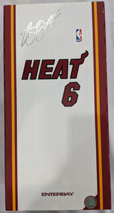 Enterbay Real Masterpieces 1/6 NBA Miami Heat Lebron James Sixth Scale Action Figure *Open Box*