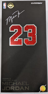 Enterbay Real Masterpieces 1/6 NBA Chicago Bulls Michael Jordan Series 2 the Last Shot (Black Jersey Edition) Sixth Scale *Open Box* RM-1055