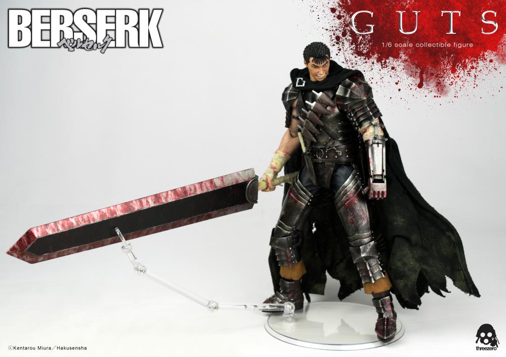 MEDICOM Berserk Guts Black Swordsman 12 in Action Figure for sale online