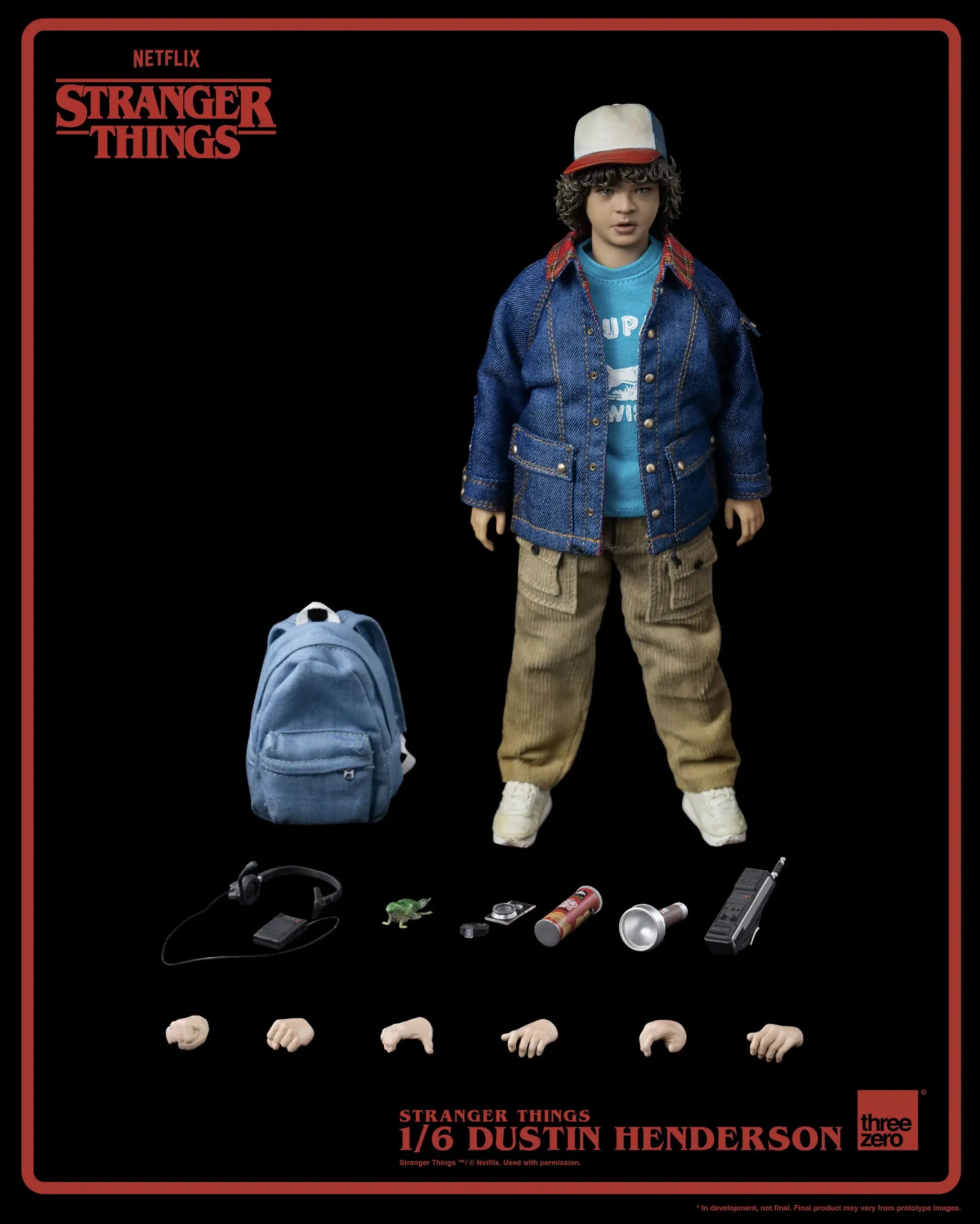 ThreeZero 1/6 Stranger Things Dustin Henderson Scale Figure