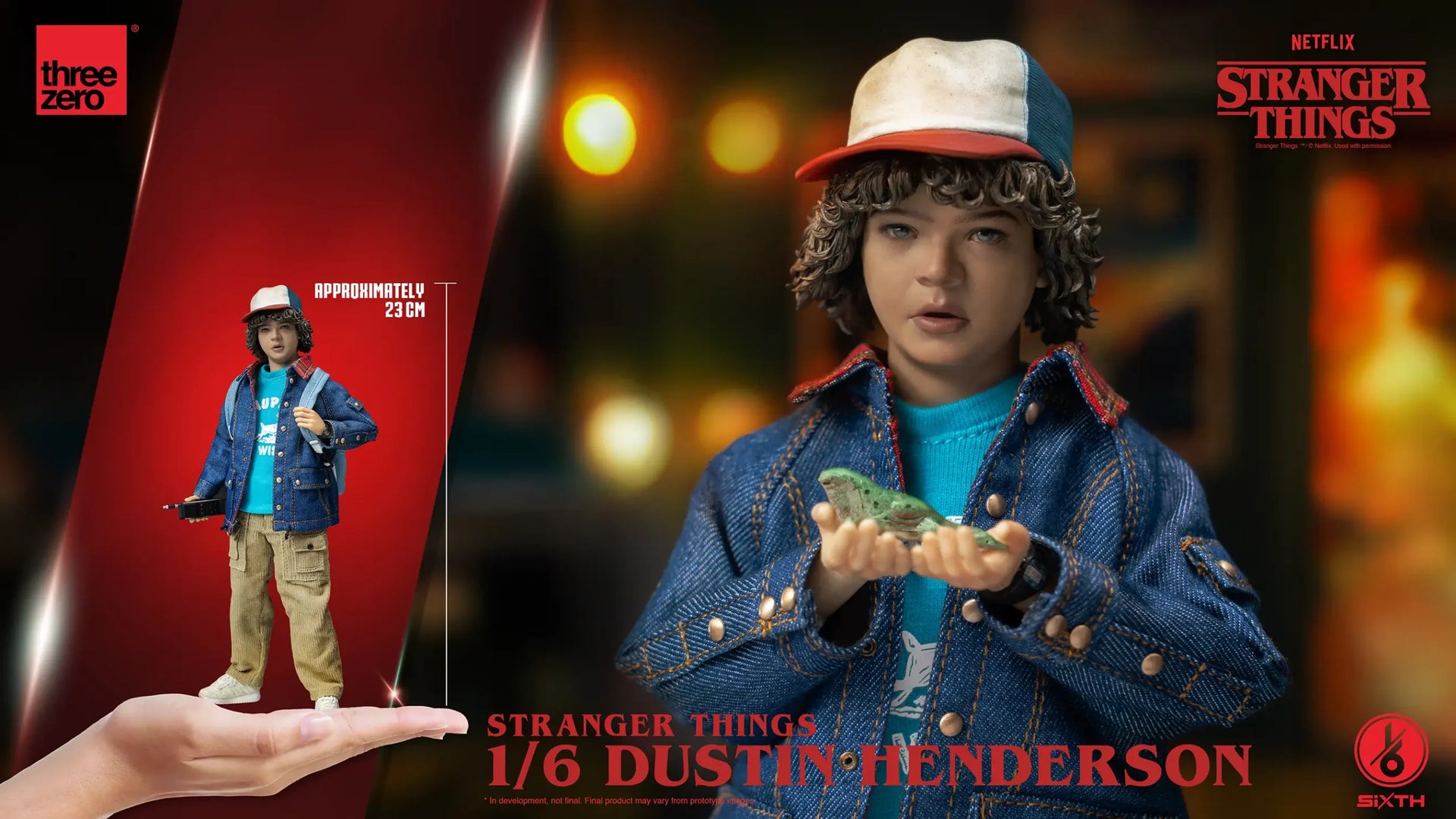 ThreeZero 1/6 Stranger Things Dustin Henderson Scale Figure