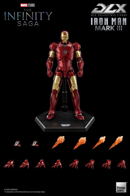 ThreeZero 1/12 Avengers: Infinity Saga Iron Man Mark III 3 DLX Scale Figure