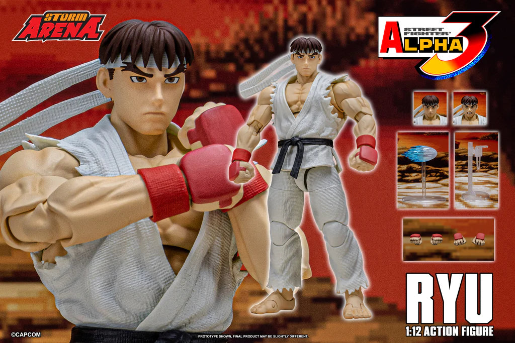 Storm Arena 1/12 Street Fighter Alpha 3 Ryu Scale Action Figure