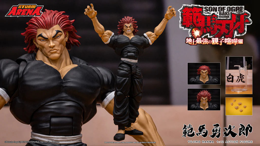 Storm Arena 1/12 Baki Hanma: Son of Ogre Yujiro Hanma Scale Action Figure