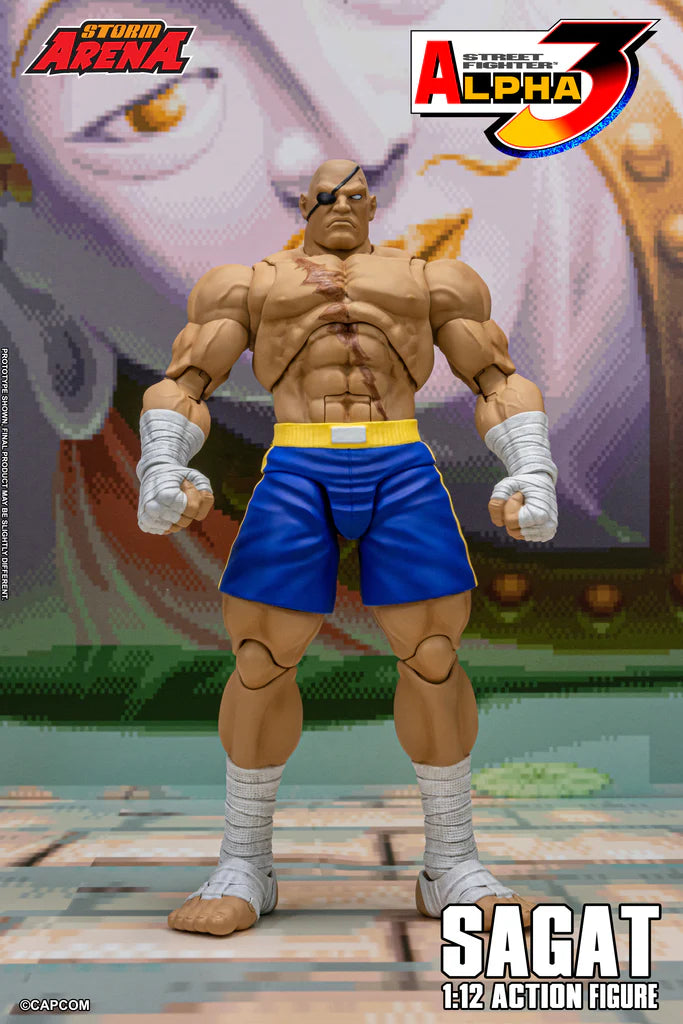 Storm Arena 1/12 Street Fighter Alpha 3 Sagat Scale Action Figure