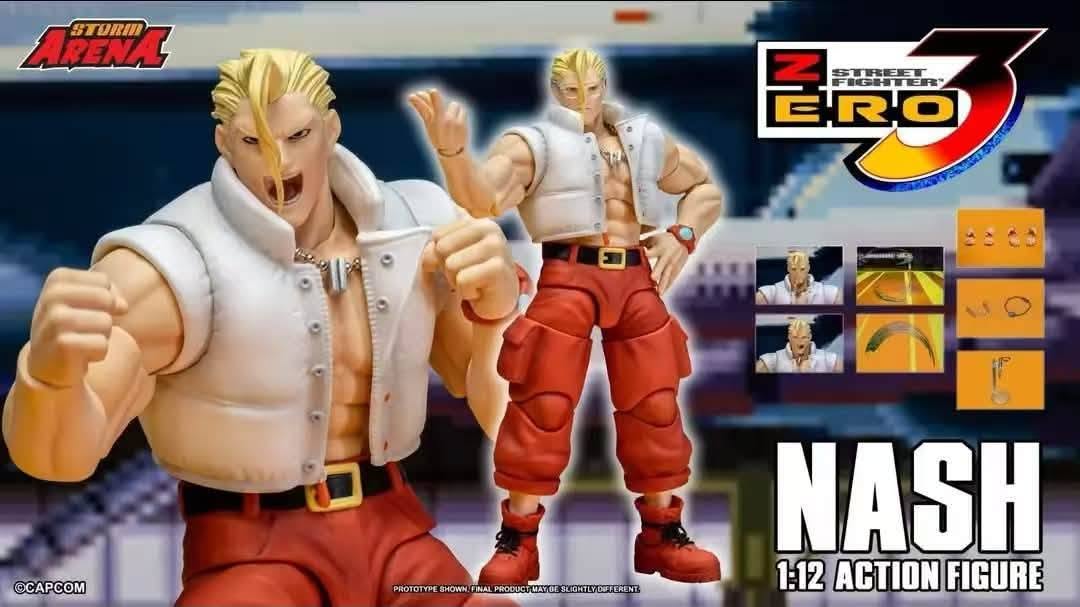 Storm Arena 1/12 Street Fighter Alpha 3 Nash BBICN 2026 Exclusive Scale Action Figure