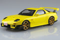 Aoshima 1/24 Initial D #I-4 Takahashi Keisuke FD3S RX-7 (Project D Comic Vol. 28 Ver.) Model Kit (Special Pre-Painted Ver.)