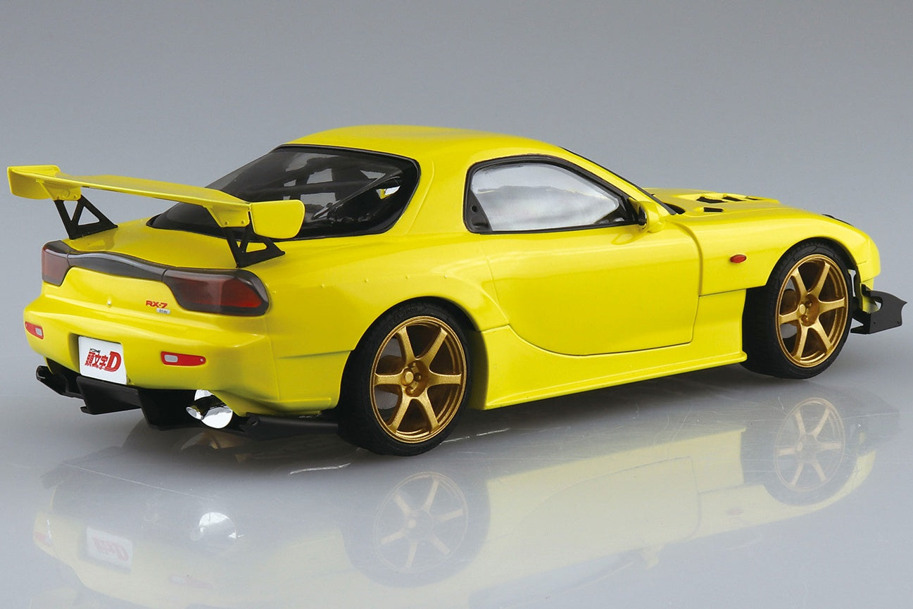 Aoshima 1/24 Initial D #I-4 Takahashi Keisuke FD3S RX-7 (Project D Comic Vol. 28 Ver.) Model Kit (Special Pre-Painted Ver.)