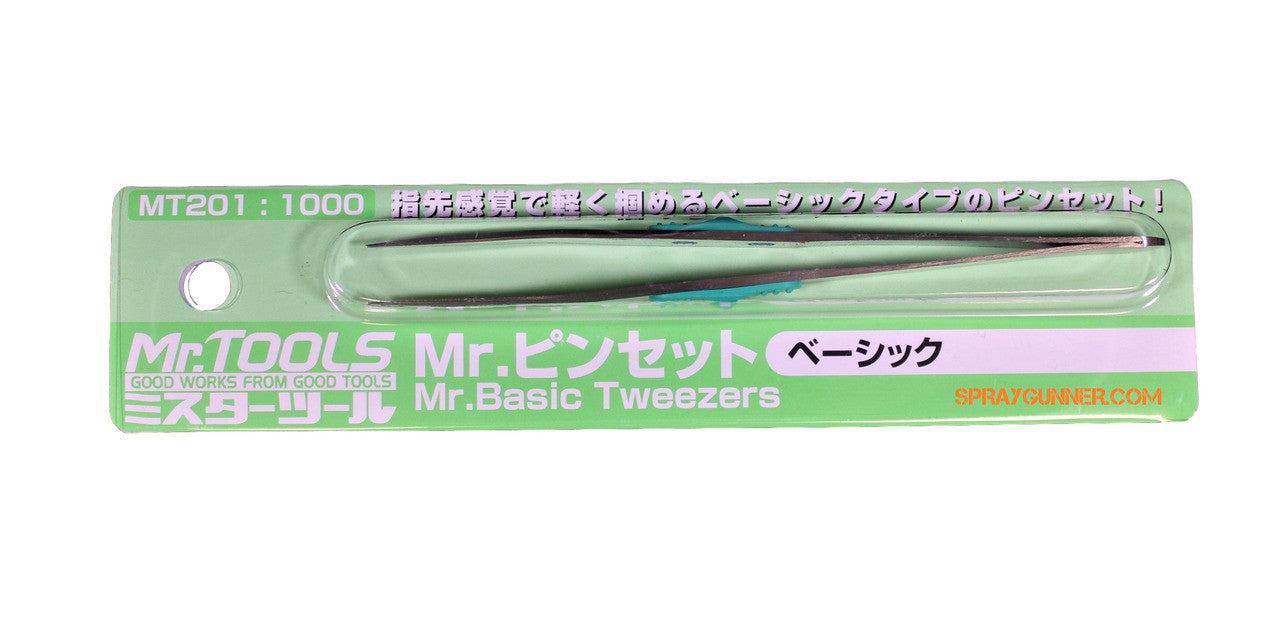 Mr. Hobby Mr Basic Tweezers For plastic Model Kits MT201