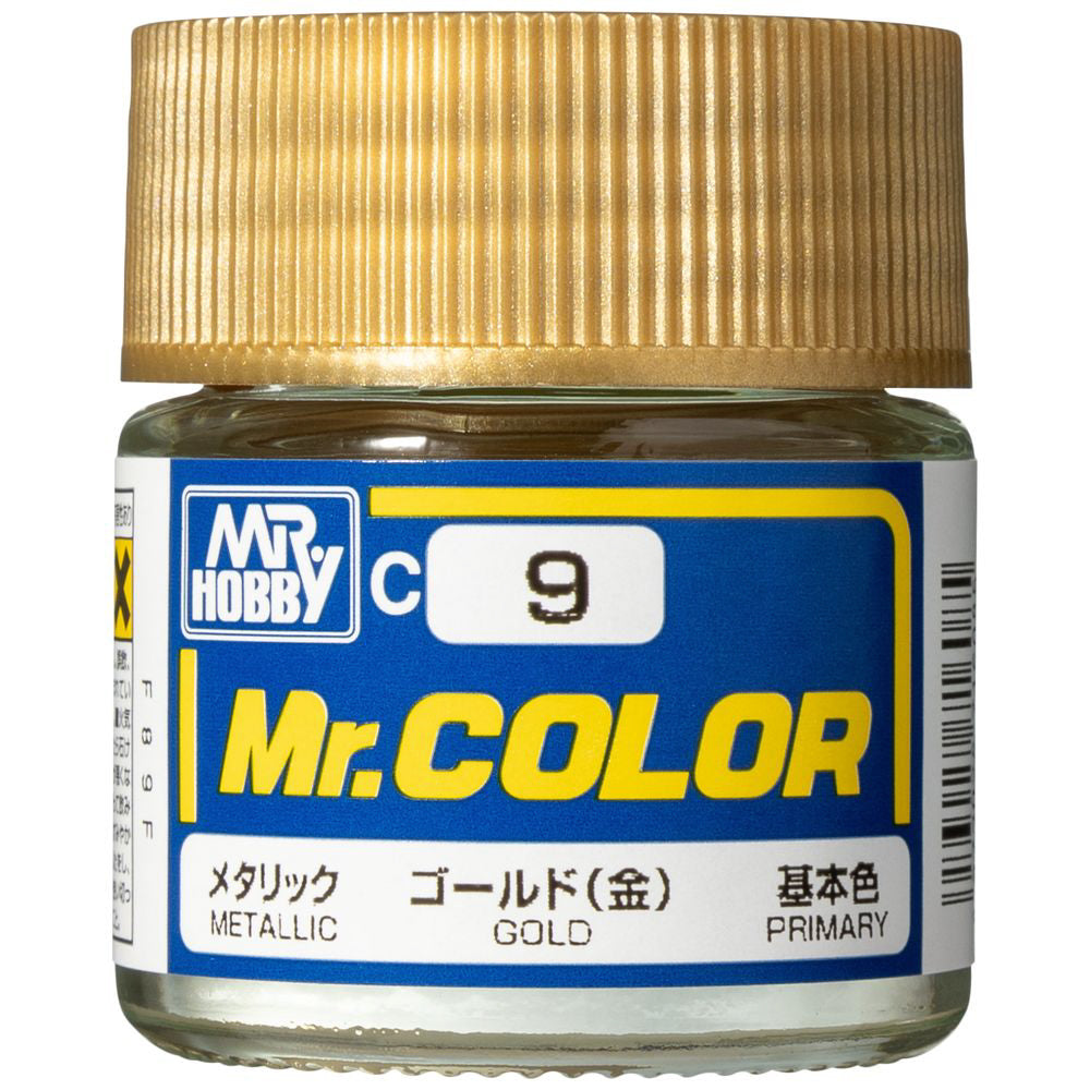 Mr. Hobby Mr. Color C09 Metallic Gold 10ml Bottle