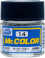 Mr. Hobby Mr. Color C14 Semi Gloss Navy Blue 10ml Bottle