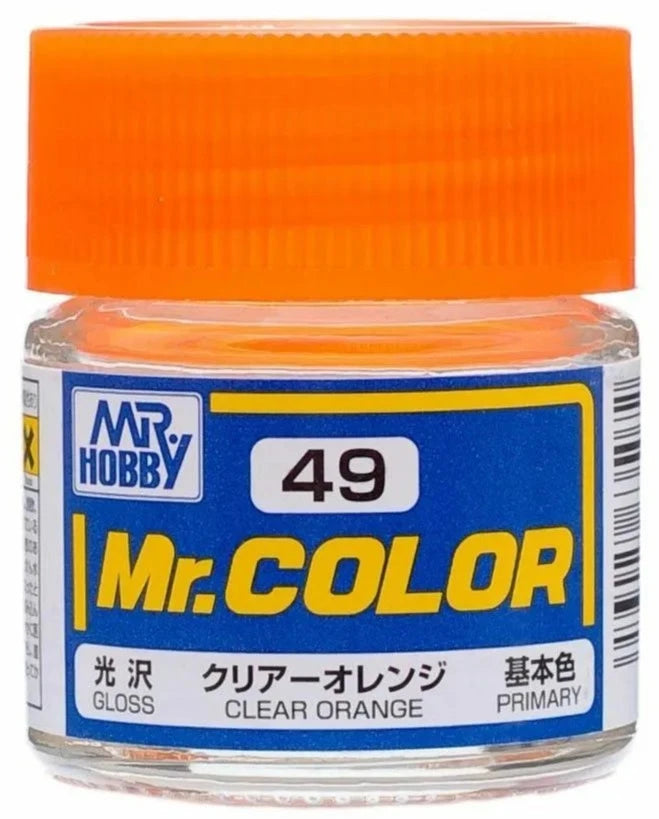 Mr. Hobby Mr. Color C49 Gloss Clear Orange 10ml Bottle