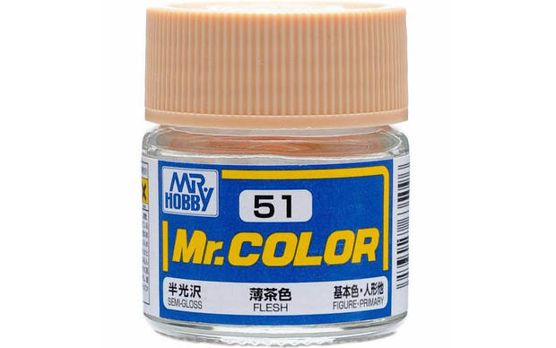 Mr. Hobby Mr. Color C51 Semi-Gloss Flesh 10ml Bottle