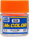 Mr. Hobby Mr. Color C59 Gloss Orange 10ml Bottle