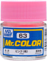 Mr. Hobby Mr. Color C63 Gloss Pink 10ml Bottle