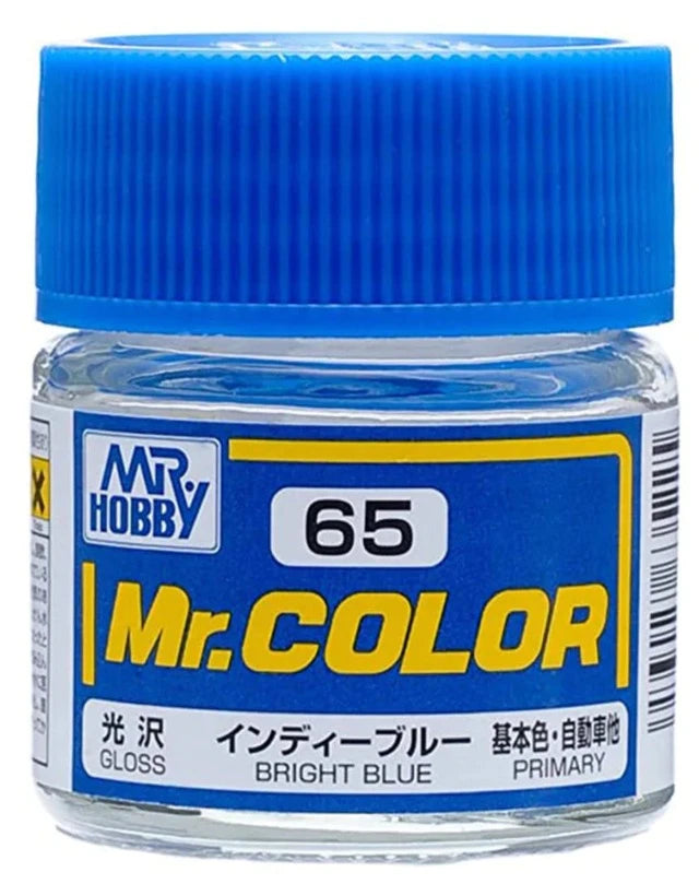 Mr. Hobby Mr. Color C65 Gloss Bright Blue 10ml Bottle