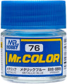 Mr. Hobby Mr. Color C76 Metallic Blue 10ml Bottle