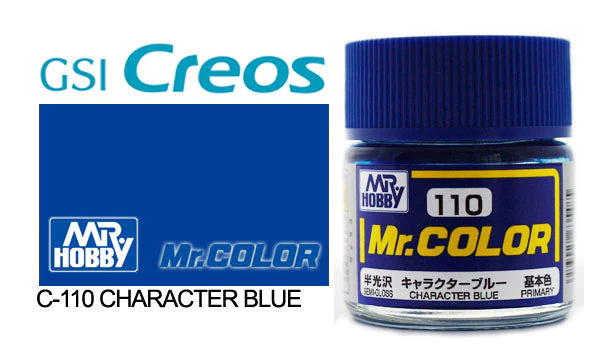 Mr. Hobby Mr. Color C110 Semi-Gloss Character Blue 10ml Bottle