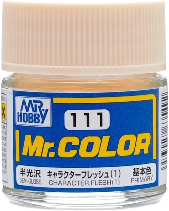 Mr. Hobby Mr. Color C111 Semi-Gloss Character Flesh (1) 10ml Bottle