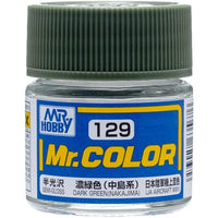 Mr. Hobby Mr. Color C129 Semi Gloss Dark Green - Nakajima 10ml Bottle