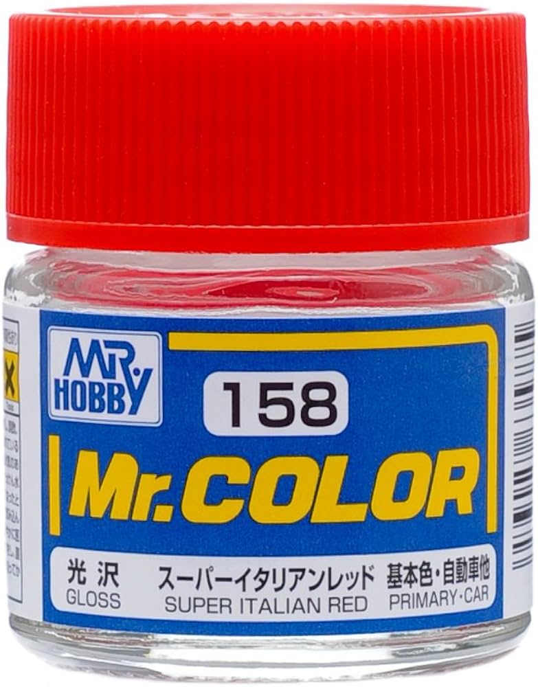 Mr. Hobby Mr. Color C158 Gloss Super Italian Red 10ml Bottle