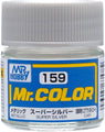 Mr. Hobby Mr. Color C159 Metallic Super Silver 10ml Bottle