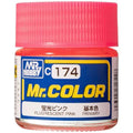 Mr. Hobby Mr. Color C174 Semi Gloss Fluorescent Pink 10ml Bottle
