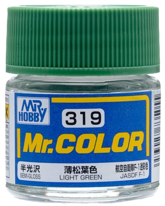 Mr. Hobby Mr. Color C319 Semi-Gloss Light Green 10ml Bottle