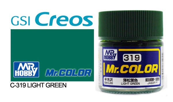 Mr. Hobby Mr. Color C319 Semi-Gloss Light Green 10ml Bottle