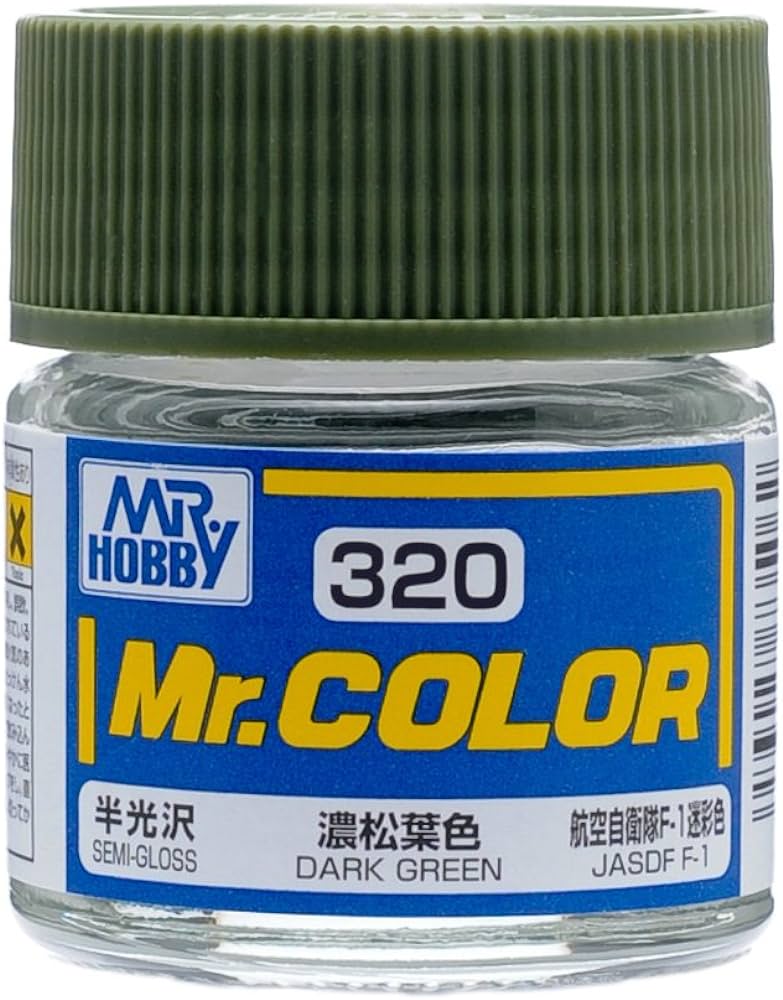 Mr. Hobby Mr. Color C320 Semi-Gloss Dark Green 10ml Bottle