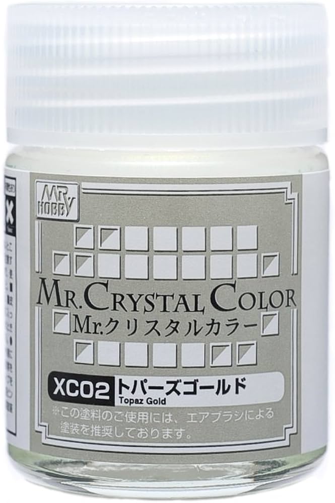 Mr. Hobby Mr. Crystal Color XC02 Topaz Gold 18ml Bottle