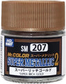 Mr. Hobby Mr. Color Super Metallic SM207 Super Rich Gold 10ml Bottle