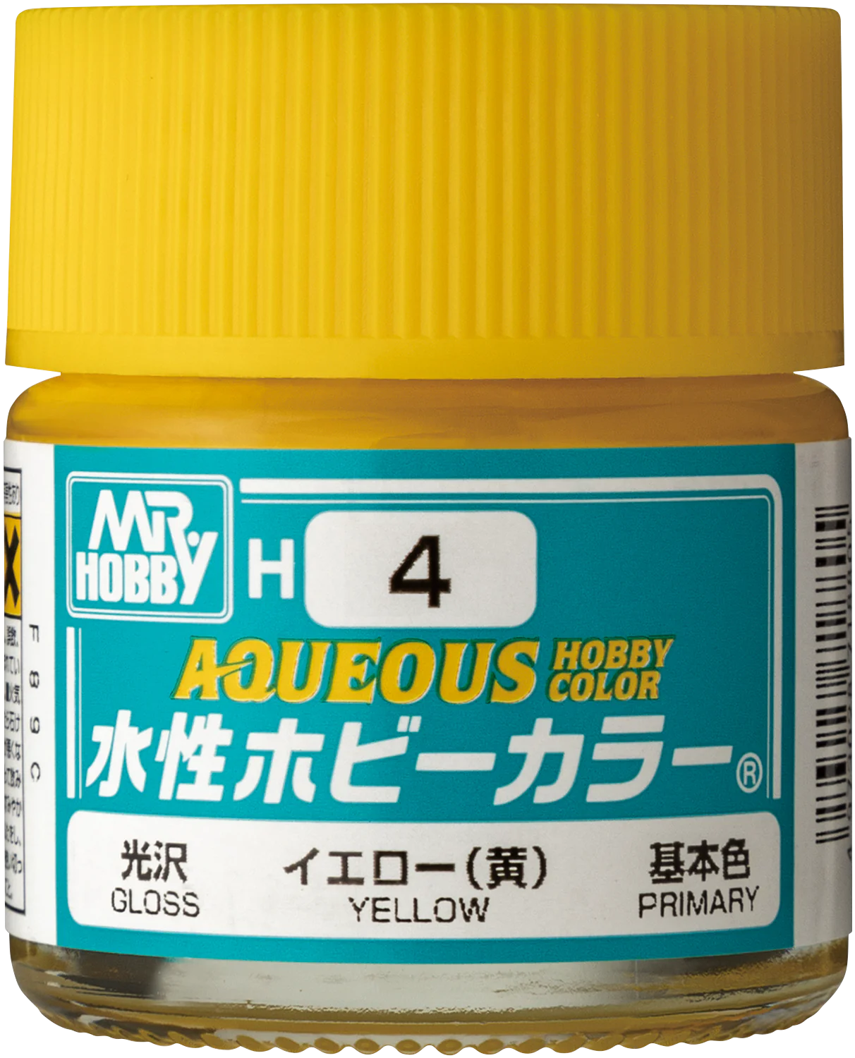 Mr. Hobby Aqueous Hobby Color H4 Gloss Yellow 10ml Bottle