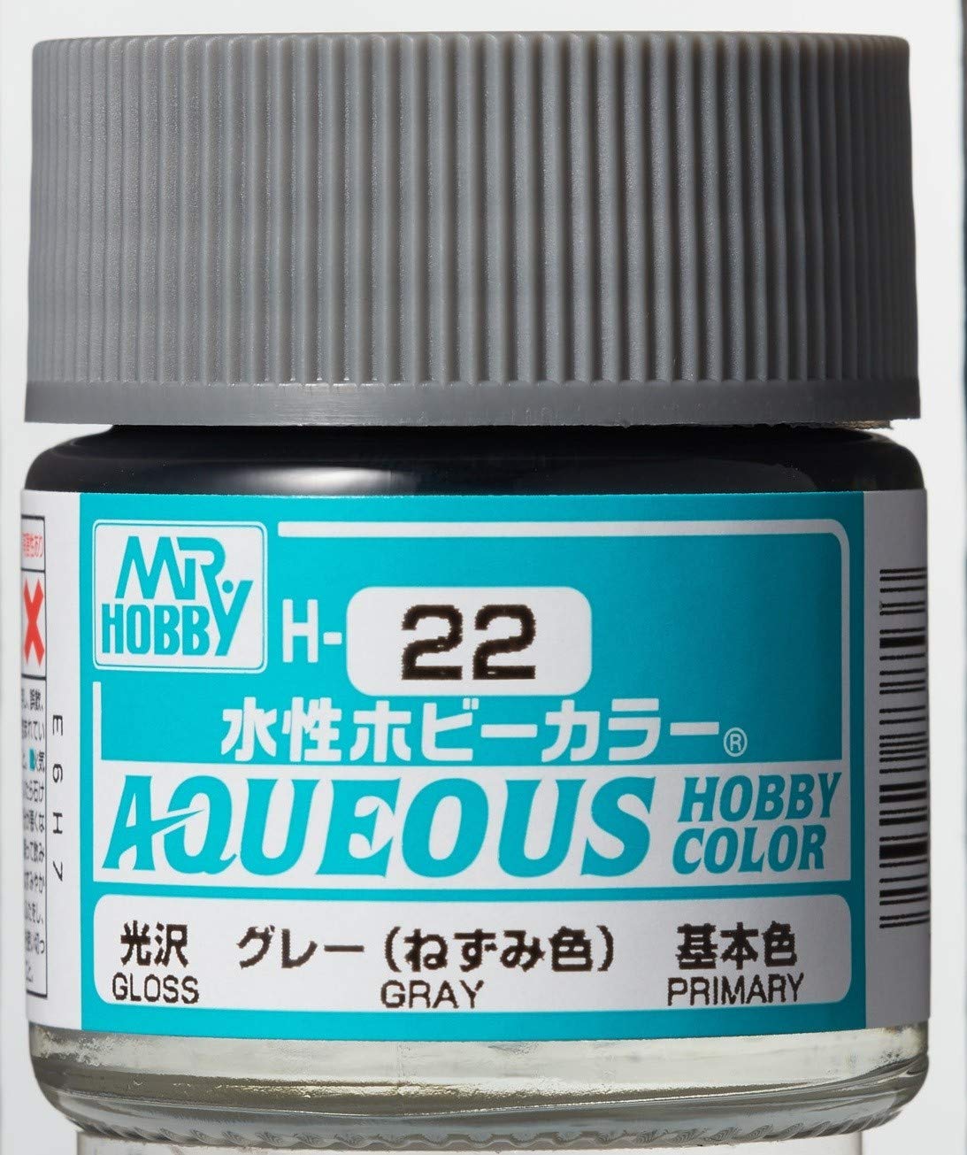 Mr. Hobby Aqueous Hobby Color H22 Gloss Gray 10ml Bottle