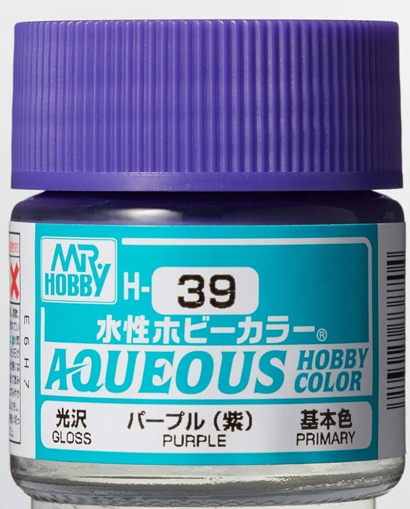 Mr. Hobby Aqueous Hobby Color H39 Gloss Purple 10ml Bottle