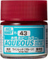 Mr. Hobby Aqueous Hobby Color H43 Gloss Wine Red 10ml Bottle