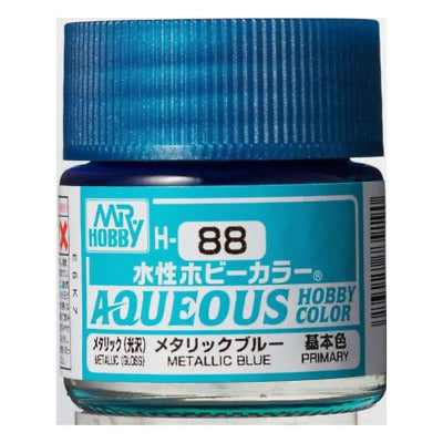 Mr. Hobby Aqueous Hobby Color H88 Metallic Blue 10ml Bottle