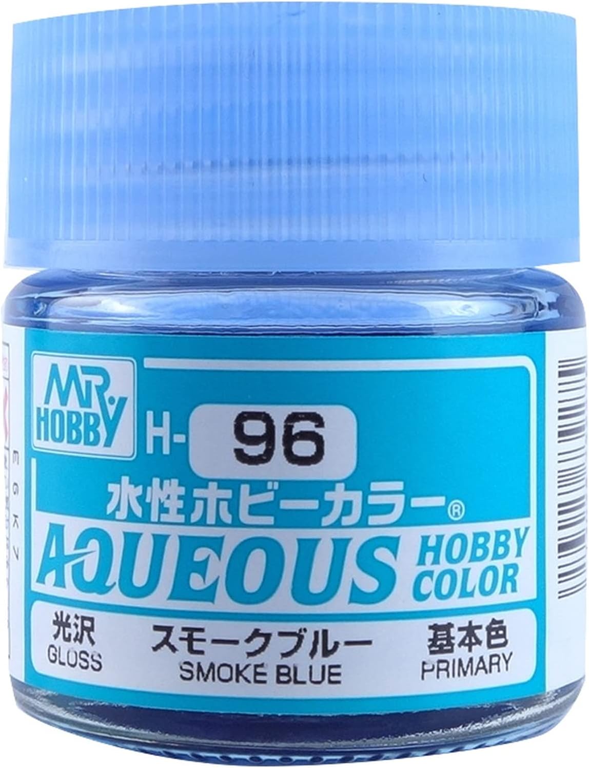 Mr. Hobby Aqueous Hobby Color H96 Gloss Smoke Blue 10ml Bottle