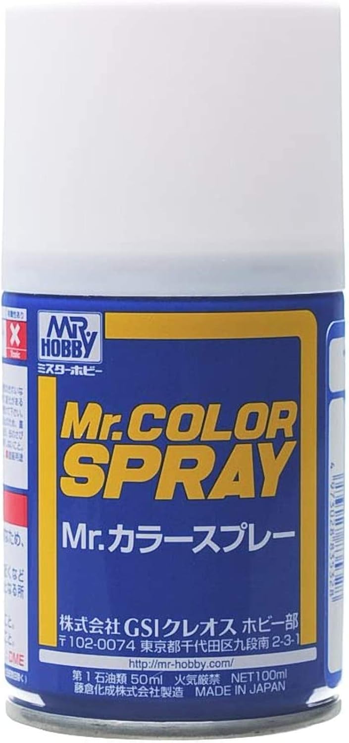 Mr. Hobby Mr. Color Spray S-1 White 100ml Spray Can