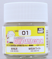 Mr. Hobby Mr. Color Gundam Color UG01 MS White Semi Gloss 10ml Bottle