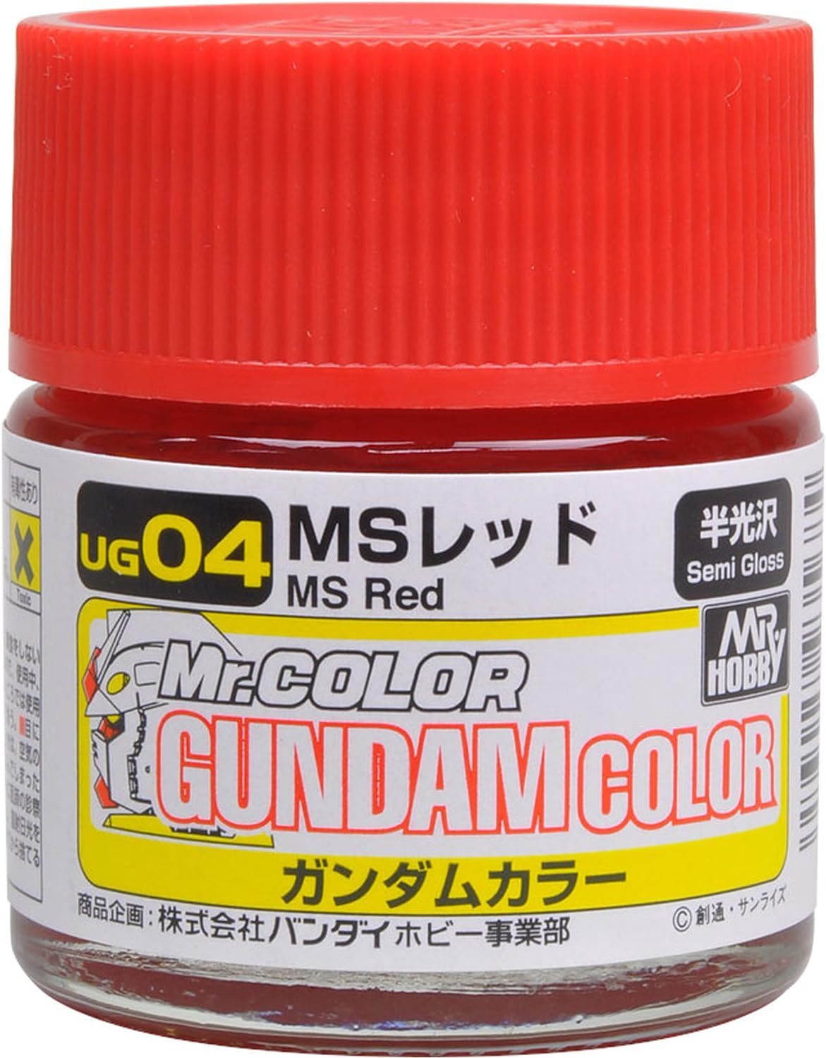 Mr. Hobby Mr. Color Gundam Color UG04 MS Red Semi Gloss 10ml Bottle