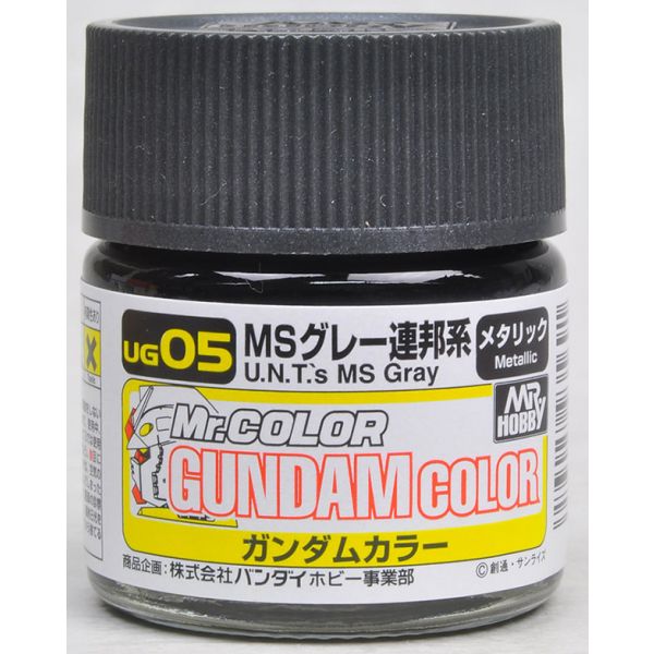 Mr. Hobby Mr. Color Gundam Color UG05 MS Federation Gray Metallic 10ml Bottle