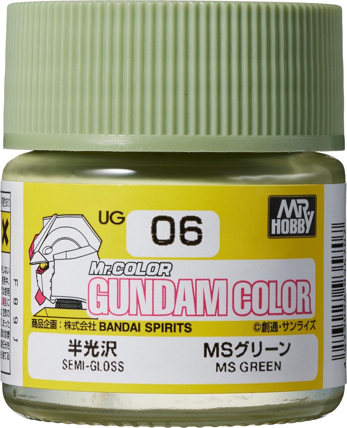 Mr. Hobby Mr. Color Gundam Color UG06 MS Green Semi Gloss 10ml Bottle