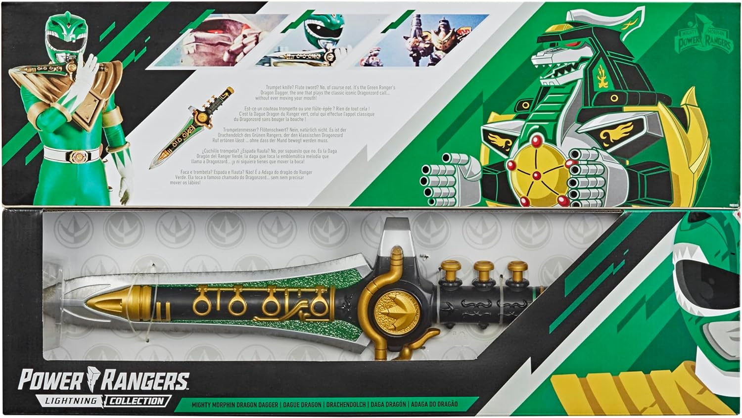Hasbro Power Rangers Lightning Collection Green Ranger Dragon Dagger
