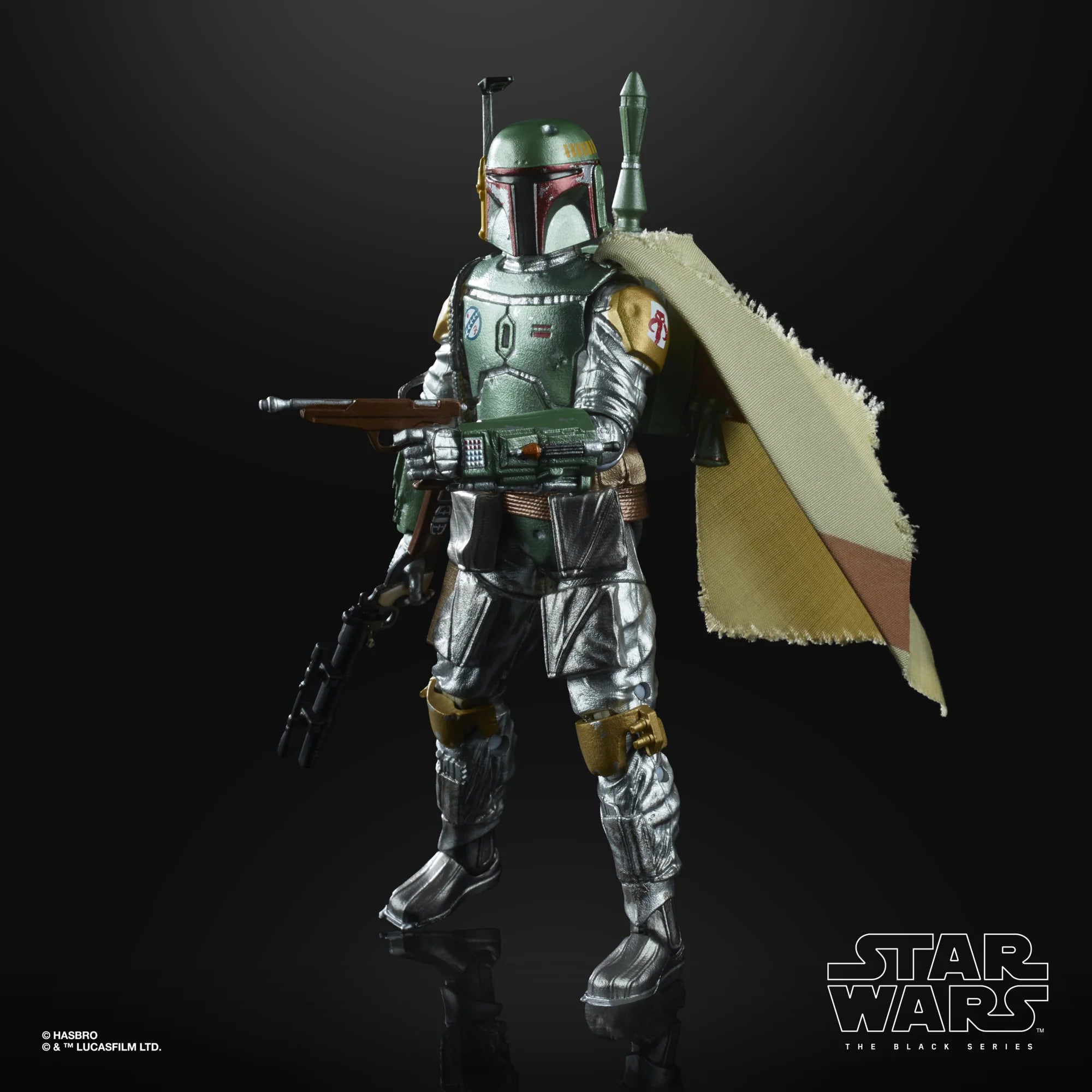 Hasbro Star Wars Black Series 40th Carbonized Graphite Boba Fett Exclusive 6 Inch Action Figure